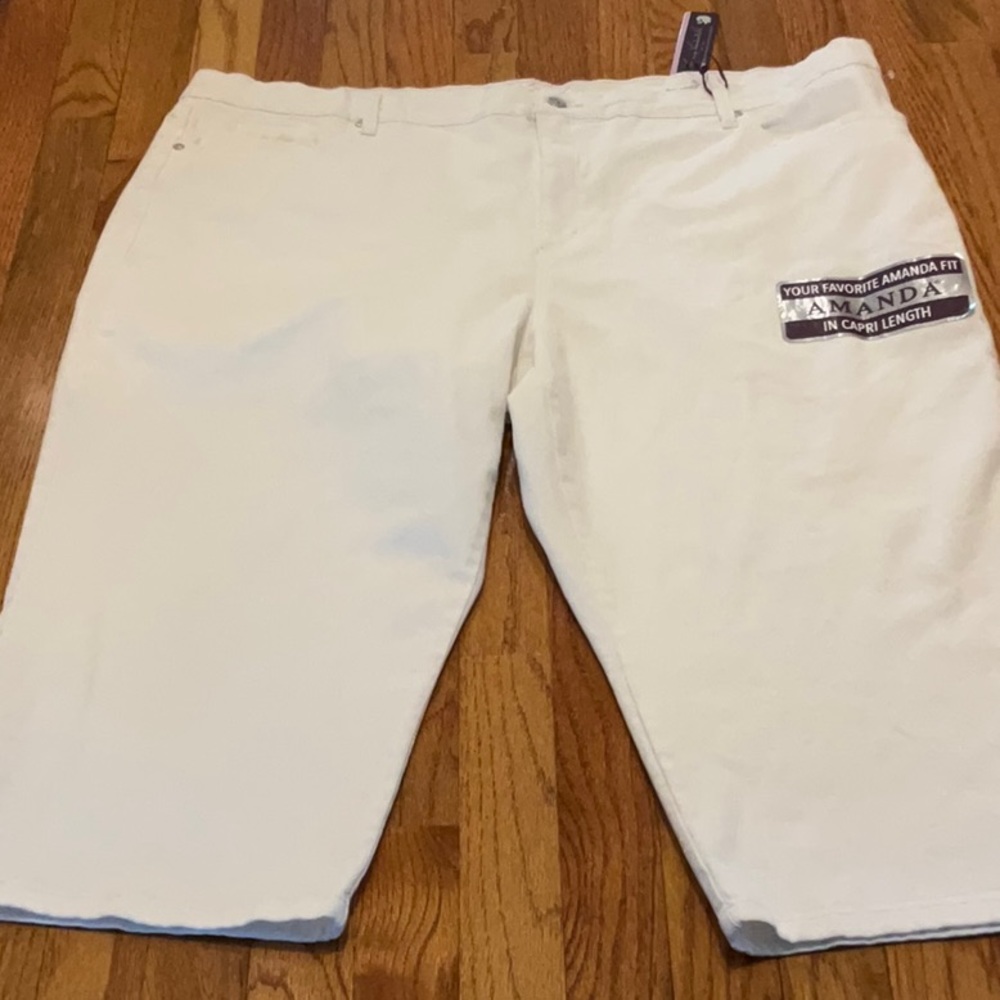 NWT~Gloria Vanderbilt~Capri~🧡🤎💜